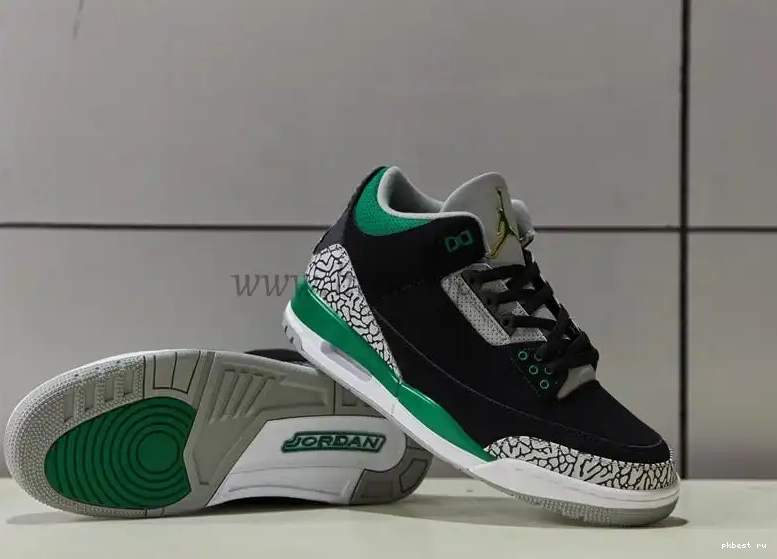 Materials Retail Retro Ready Green Ship Pine GOD PK Jordan 3 to 0603